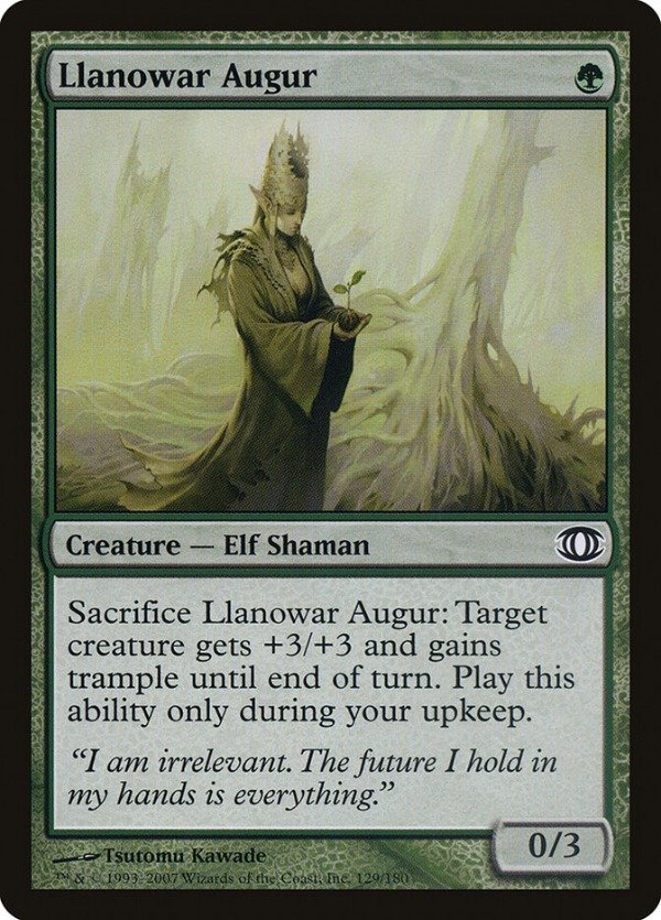 Producto - Llanowar Augur #129  Future Sight