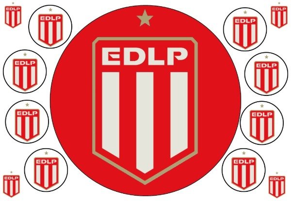 Producto - LAMINA ESTUDIANTES DE LA PLATA 3 REDONDA