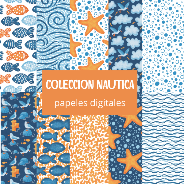 Producto - Colección Náutica - Estampados marinos - PA-K19