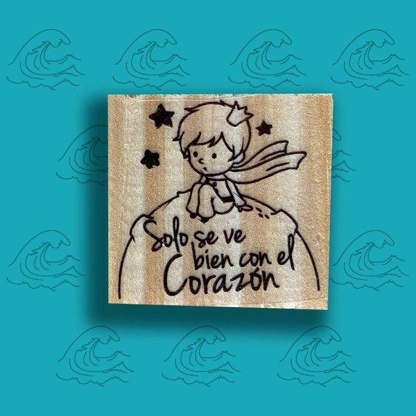 Producto - 4x4 Principito solo se ve bien con el corazón
