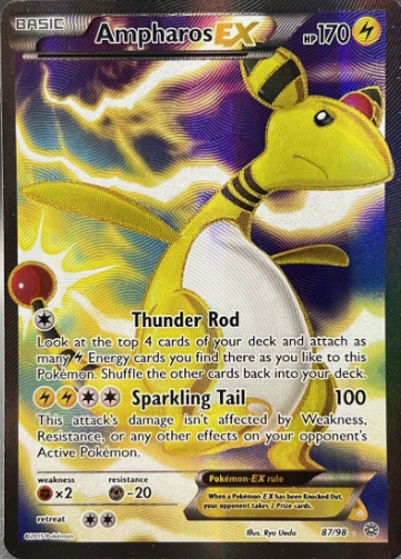 Producto - Ampharos EX Full Art - 87/98 - Ancient Origins - Holo