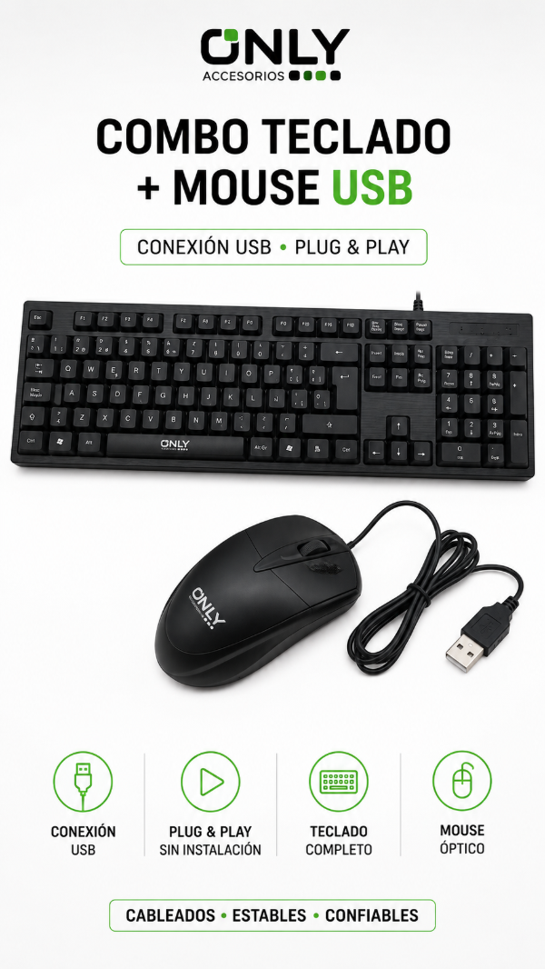 Producto - Teclado y Mouse Usb - 0