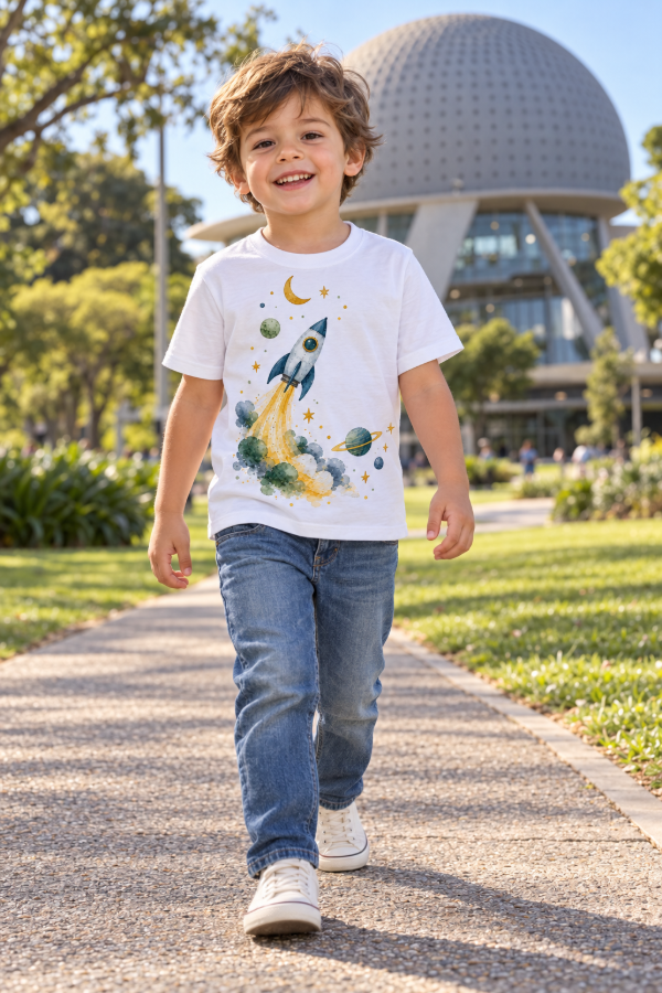 Producto - Remera infantil - AVENTURA ESPACIAL - 0