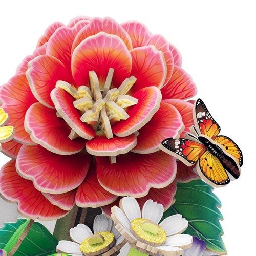 Producto - ROMPECABEZAS FLORES 3D - CAMELIA (109 PIEZAS) - 2