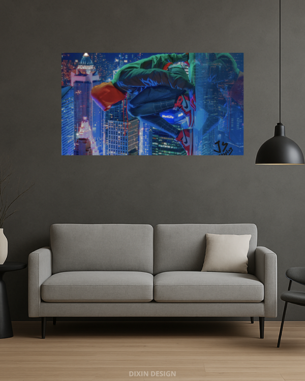 Producto - Cuadro Mural Spiderman Miles Morales