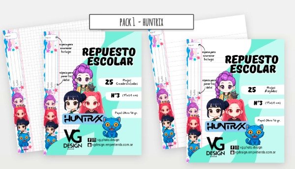 Producto - Hojas de Carpeta Personalizadas- 1-VARIOS