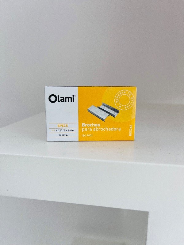 Producto - Broches Olami 21/6 y 26/6 x1000