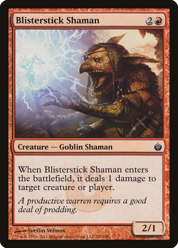 Producto - Blisterstick Shaman  Mirrodin Besieged