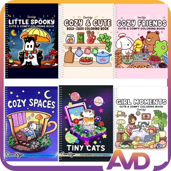 Producto - Cozy Friends Cuaderno para colorear - 5