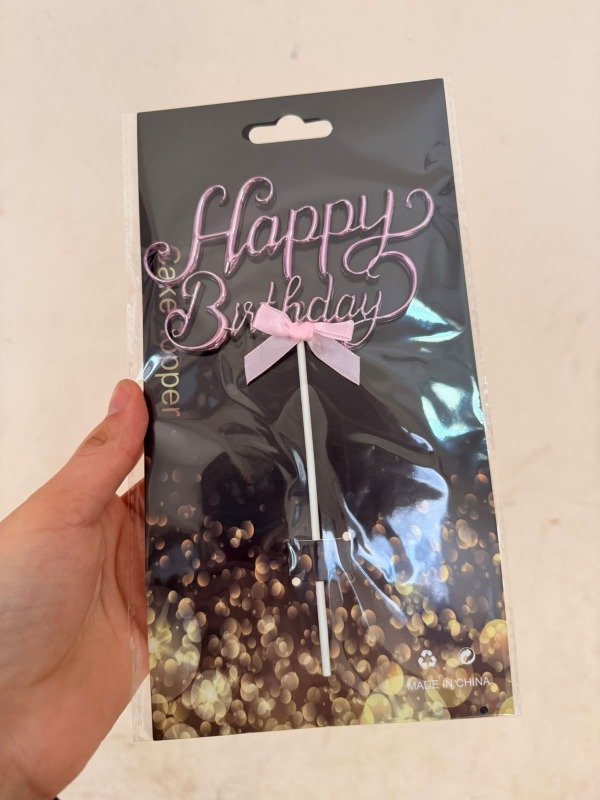 Producto - Topper happy birthday - varios modelos - 6