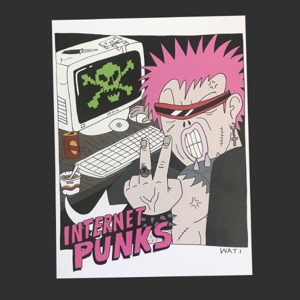 Producto - print internet punks a4