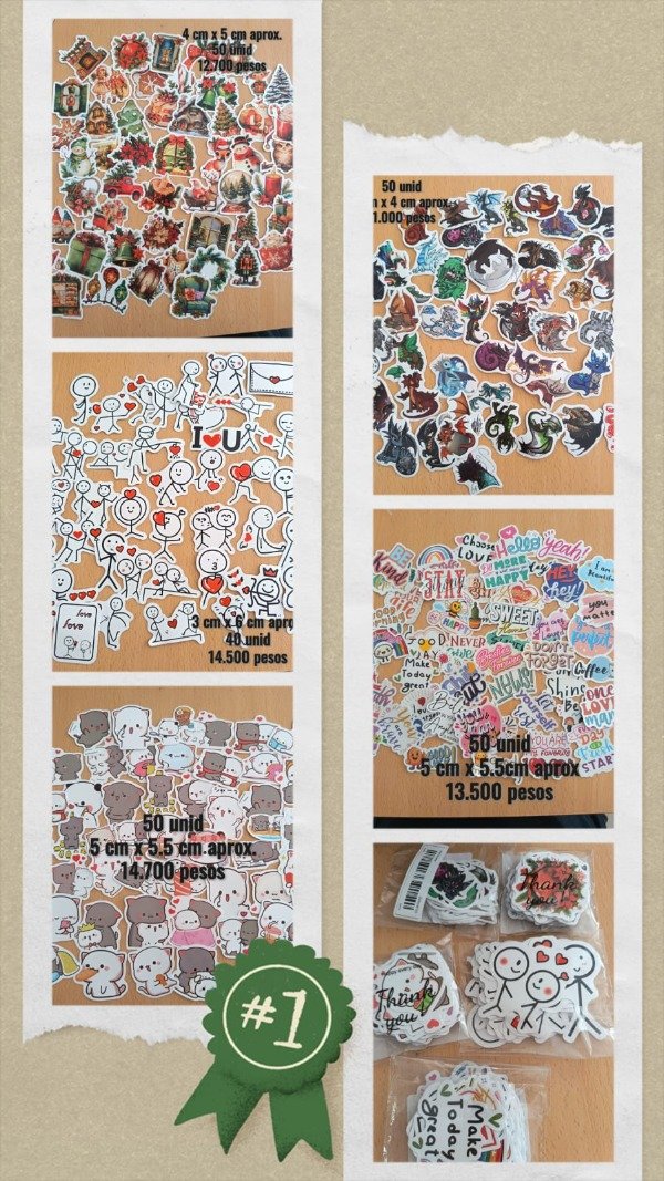 Producto - Kit emprendedor +201 Stickers