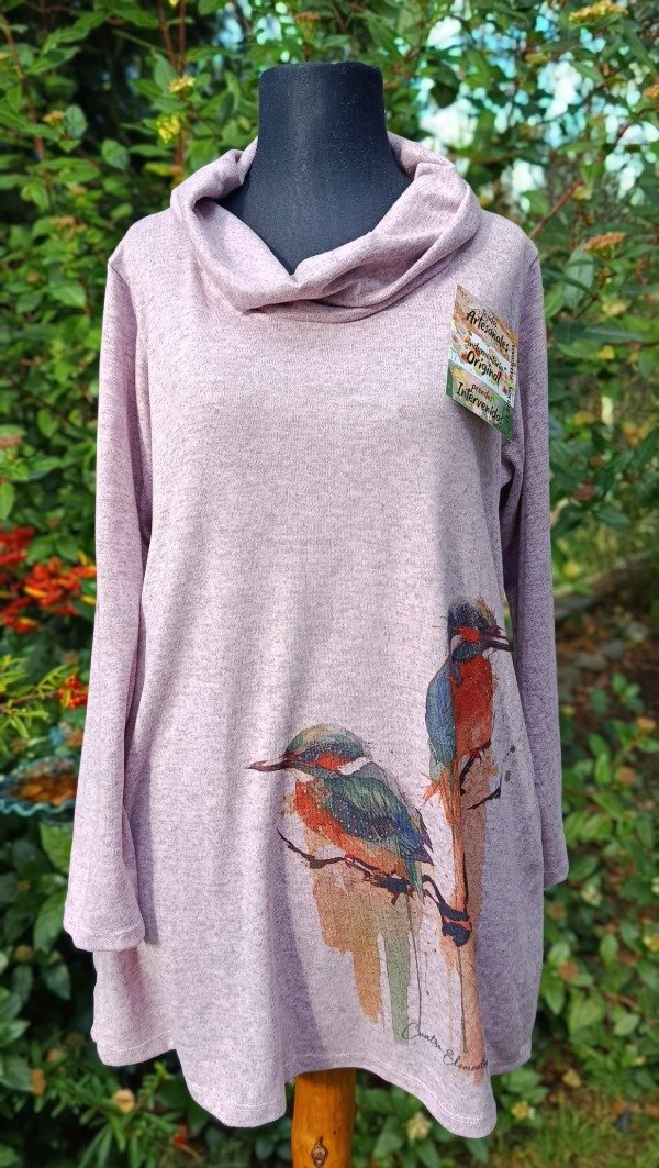 Producto - Vestido de lanilla "pájaros"