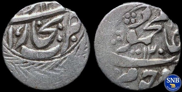 Producto - Emirato de Bujará - Tenga de plata AH 1304 (1887) KM #75 - Protectorado Ruso