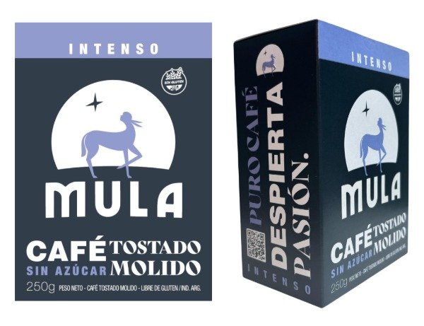 Producto - Café tostado molido INTENSO sin azúcar x 250grs SIN TACC MULA