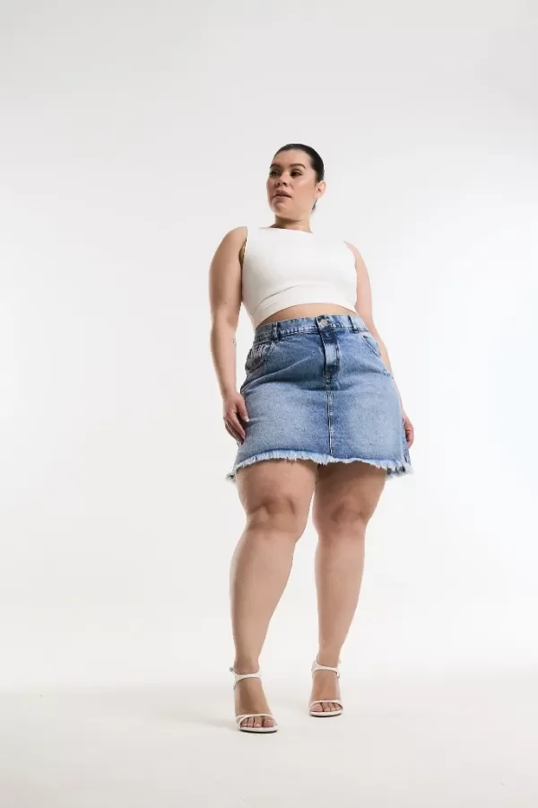 Producto - POLLERA BELYA NEVADO - rigido