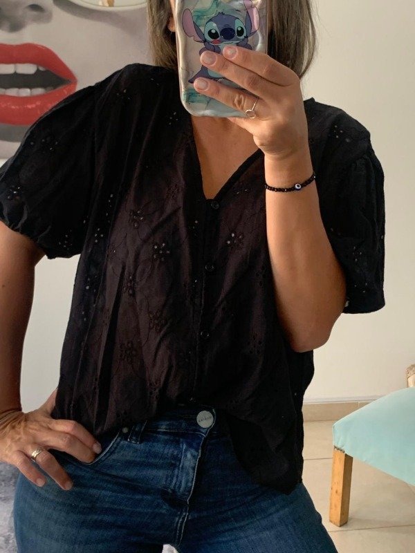 Producto - Blusa broderí con botones - 3