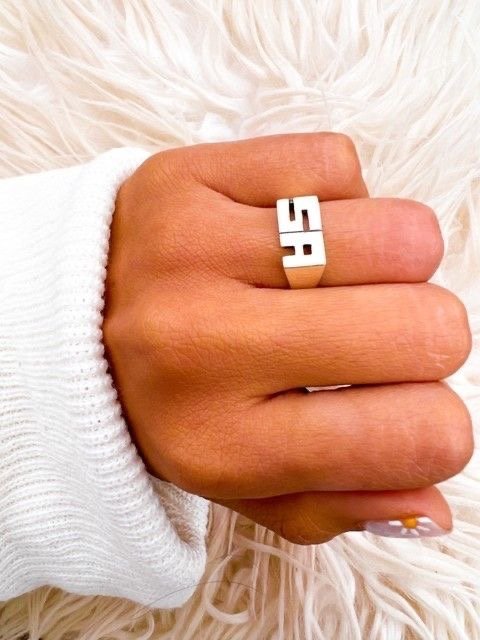 Producto - Plata 950 Dos iniciales