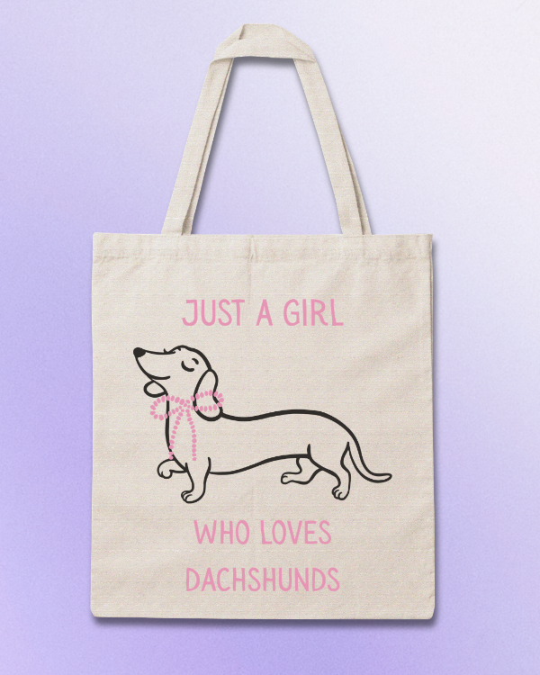 Producto - Totebag "Dachshung Girl"