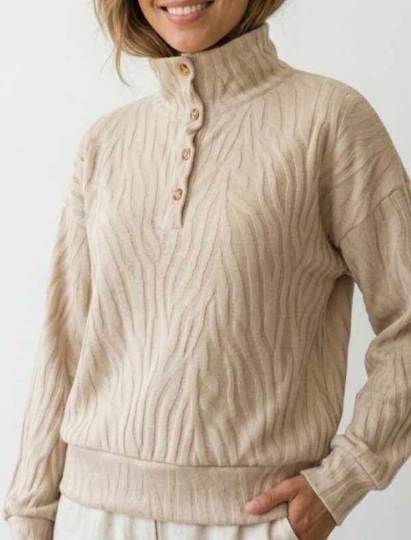 Producto - Over Botón Cuello Belluno Zebra (Art. 6087)