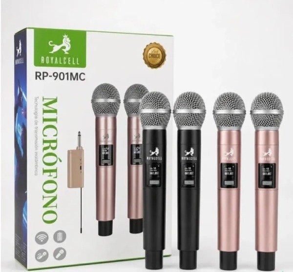 Producto - Micrófono Inalámbrico x2 Recargables - 0