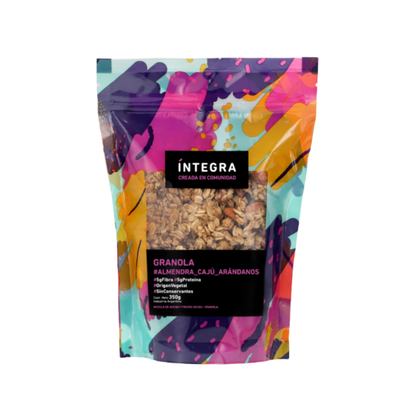 Producto - GRANOLA ALMENDRAS Y ARANDANOS 350 GRS. - INTEGRA