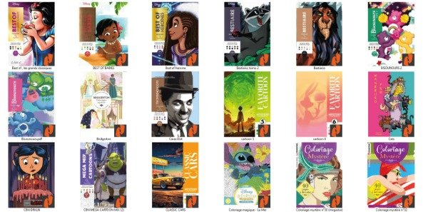 Producto - Pack x173 libros pintar por números disney y mas - 3