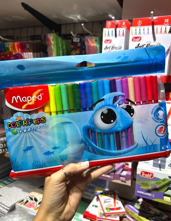Producto - Marcador escolar Maped color Peps Ocean X24U.