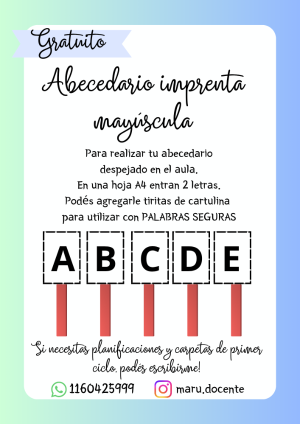 Producto - ABECEDARIO PARA EL AULA