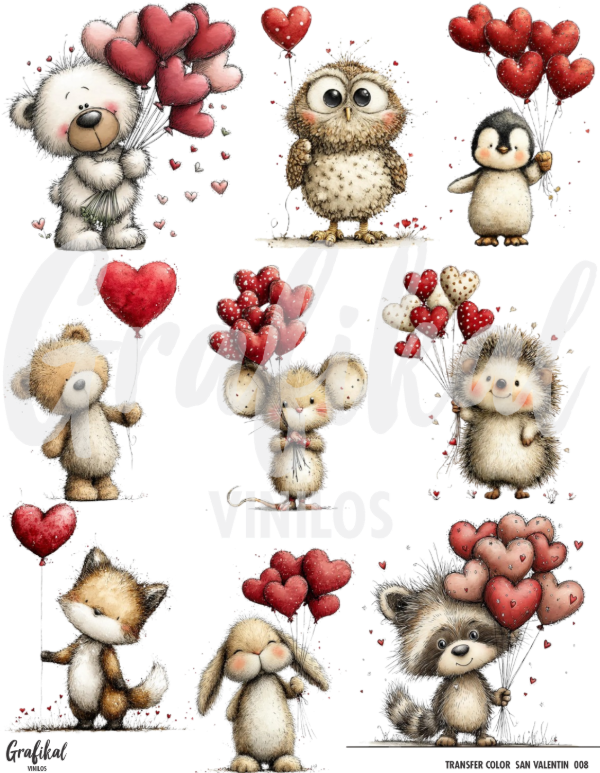 Producto - Transfer Color Dia de los Enamorados 008