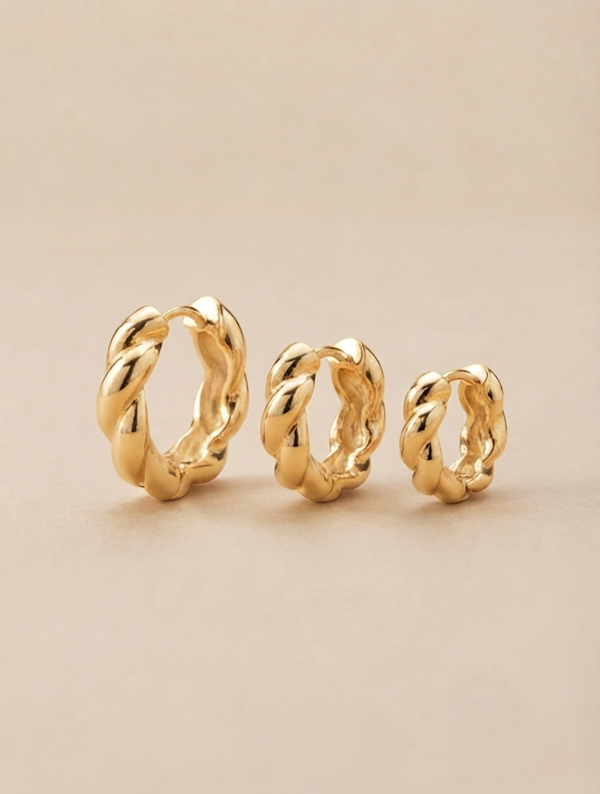 Producto - ARGOLLAS TULUM DORADAS