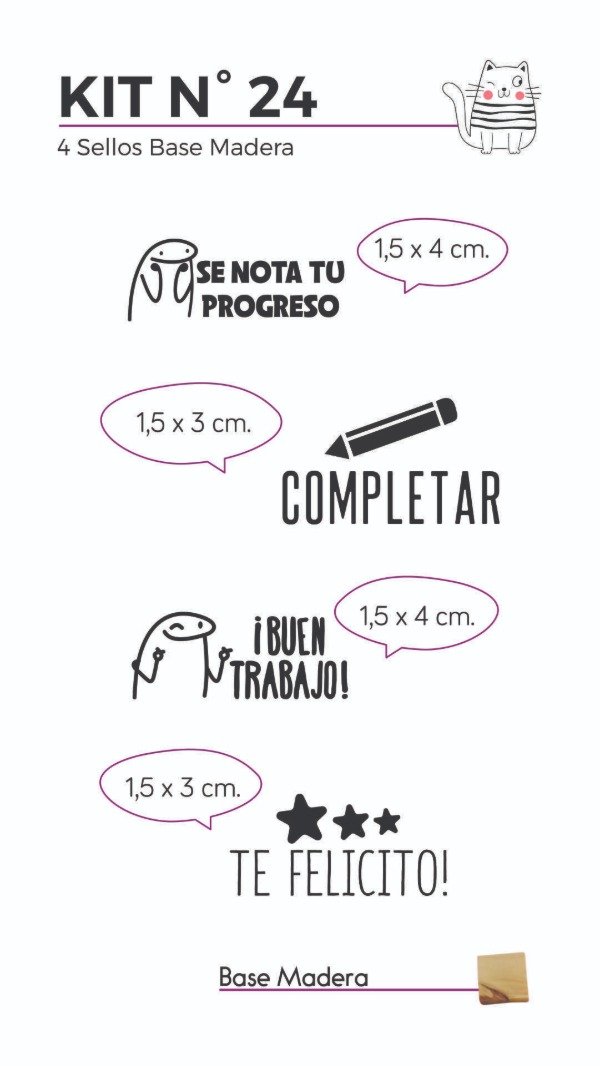 Producto - Sellos Kit 24 Docentes