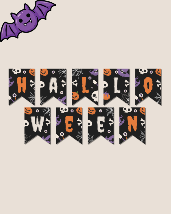 Producto - Banderín Halloween IMPRIMIBLE
