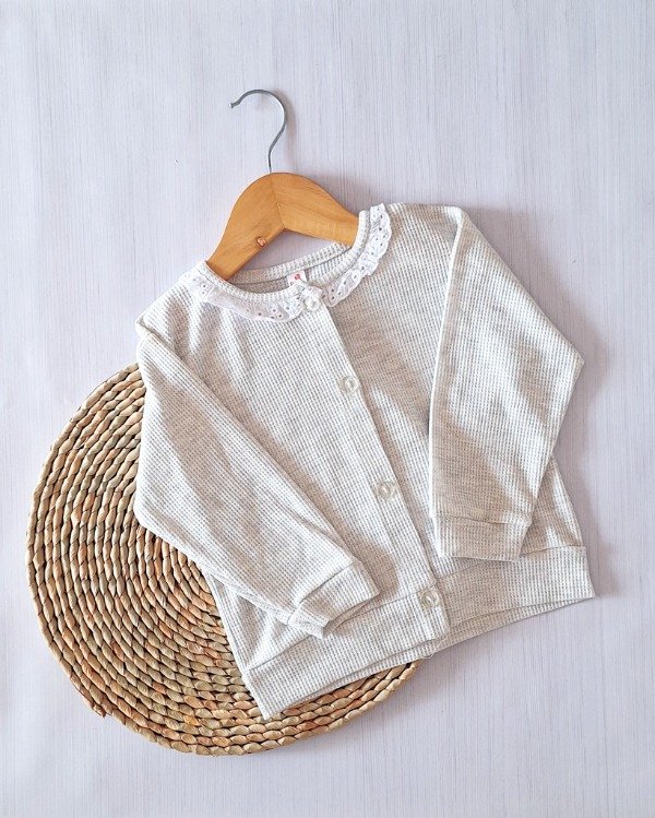 Producto - Saquito Wafle Gris