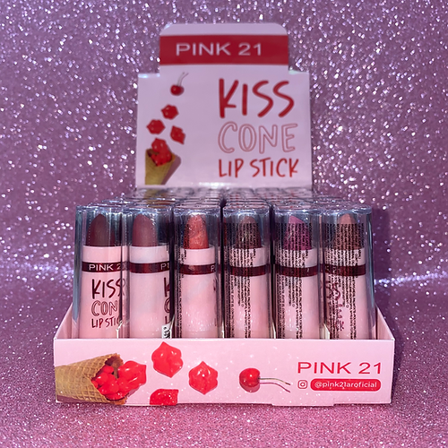 Producto - Labial Kiss Cone PINK 21 (efecto matte)