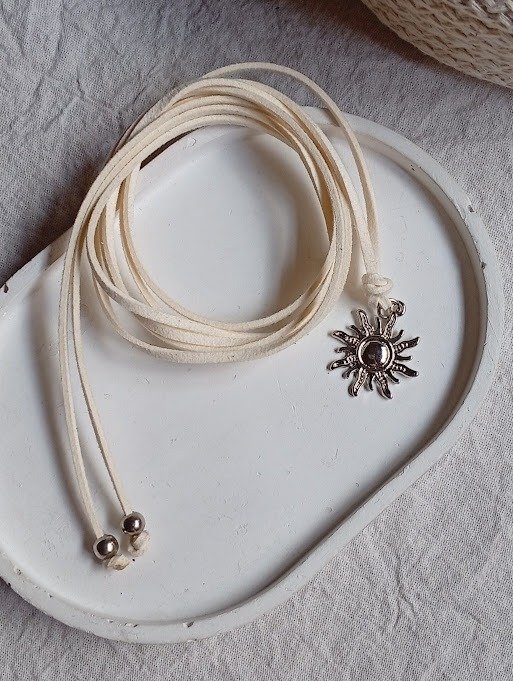 Producto - Choker blanco sol