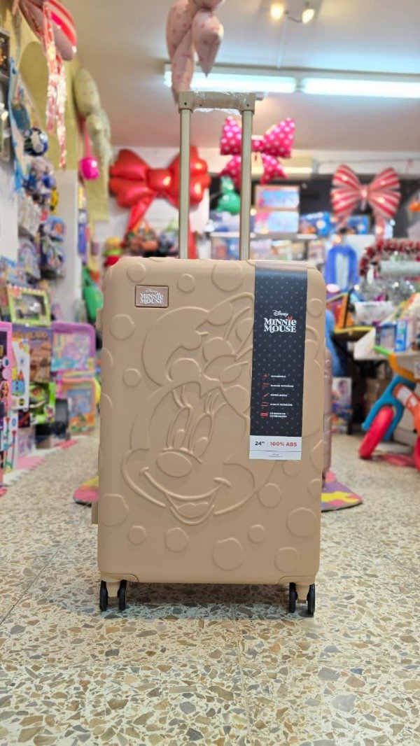 Producto - Valija de Minnie 24 pulgadas Champagne