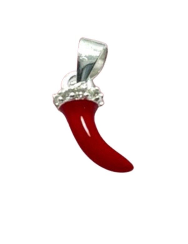 Producto - Dije cuernito rojo