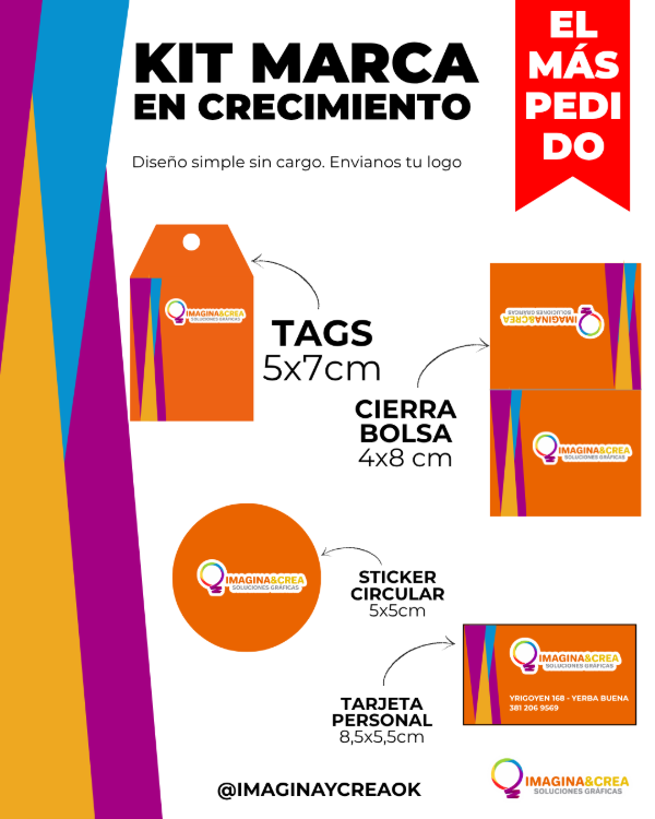 Producto - Kit Marca en Crecimiento - El más elegido
