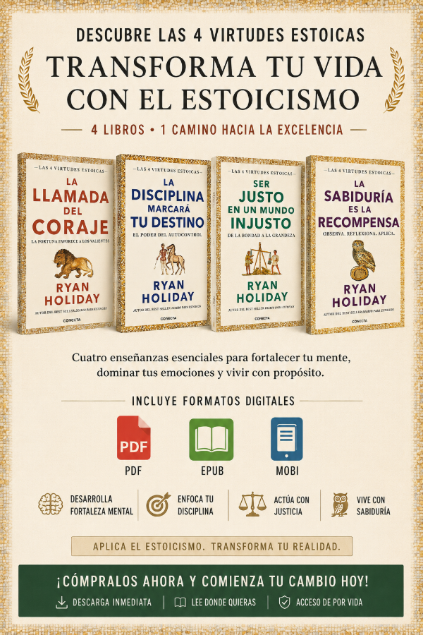 Producto - Las 4 virtudes estoicas Ryan Holiday