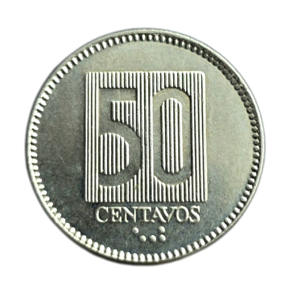 Producto - Ecuador 50 Centavos 1988 Escudo de Armas Km#90 XF+