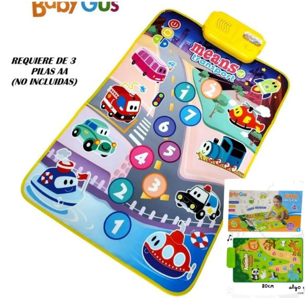 Producto - ALFOMBRA BEBE MUSICA ALFONBRA:69X44CM