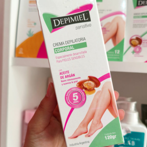 Producto - Crema depilatoria corporal aceite de argán 120gr