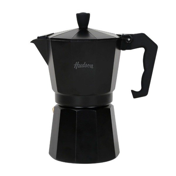 Producto - Cafetera Aluminio Hudson Negra 9 Tazas Full Black