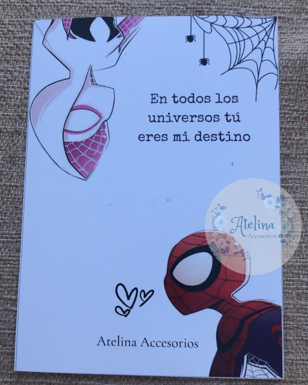 Producto - Tarjeta Spiderman (1 unidad)