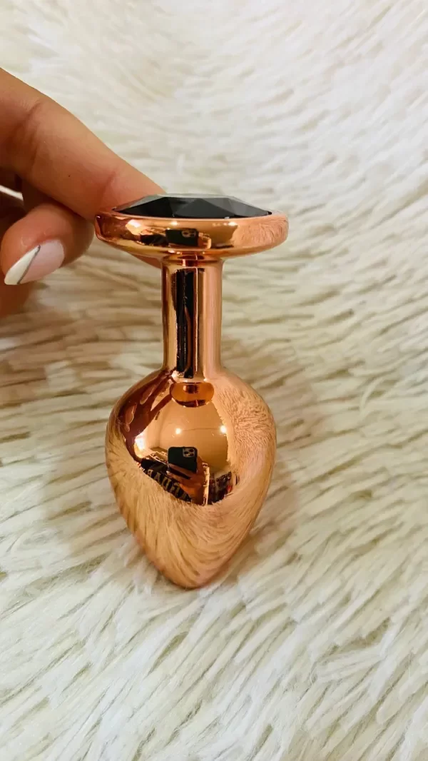 Producto - BUT ROSE GOLD PLUG MEDIUM DIAMOND BLACK - 3