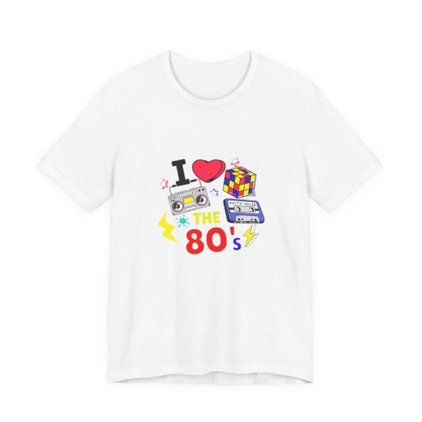 Producto - Remera Unisex Retro "I love the 80s II"