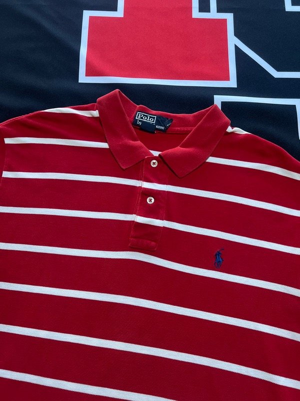 Producto - Chomba Polo Ralph Lauren bicolor. Talle XL