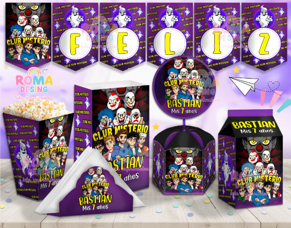 Producto - Kit imprimible Club Misterio