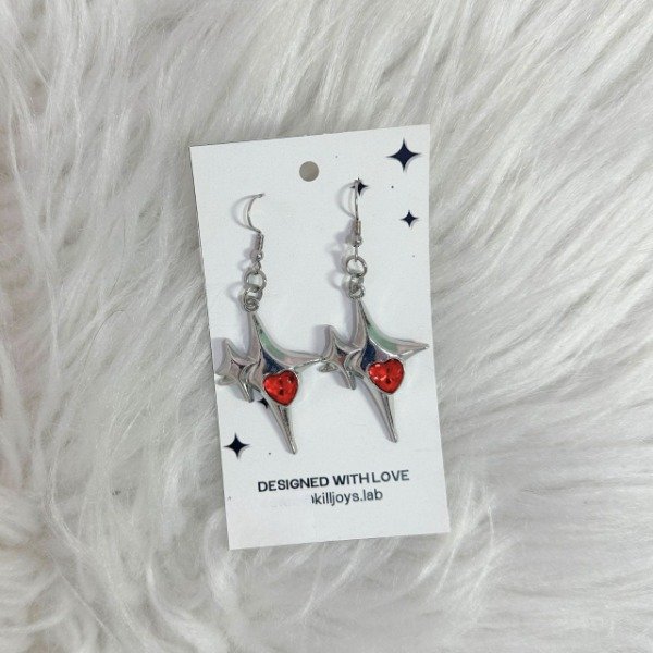 Producto - Aros Carmilla Rojo